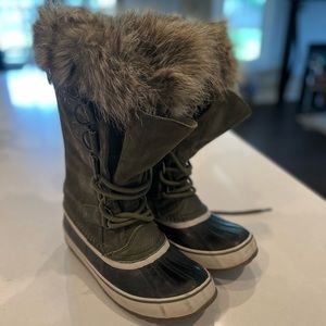 Sorel Suede Winter Boots, lightly used